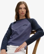 Essential Logo Long Sleeve Baseball Top