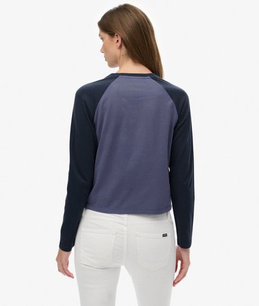 Essential Logo Long Sleeve Baseball Top Image 5