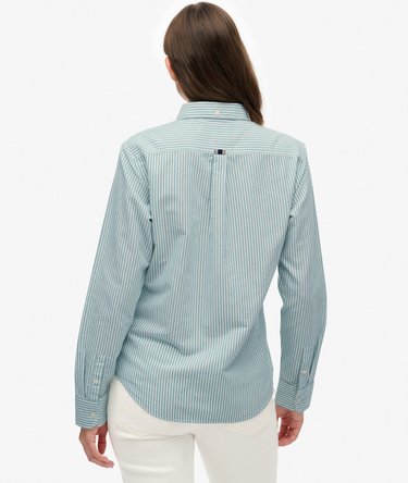 Slim Oxford Button Down Long Sleeve Shirt Image 5