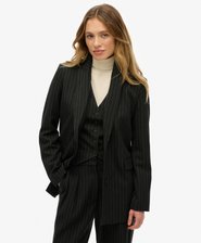 Pinstripe Boyfriend Blazer