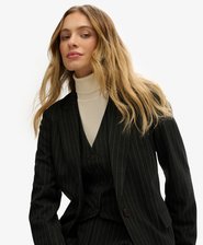 Pinstripe Boyfriend Blazer