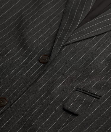 Pinstripe Boyfriend Blazer Image 7
