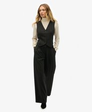 Mid Rise Pinstripe Trousers