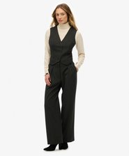 Mid Rise Pinstripe Trousers