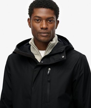 Hooded Tech Fishtail Parka Image 4