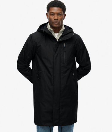 Hooded Tech Fishtail Parka Image 5
