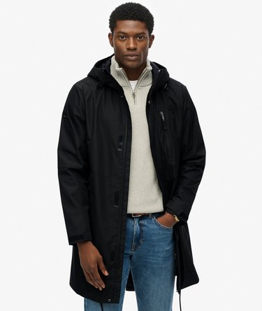 Hooded Tech Fishtail Parka Image 1