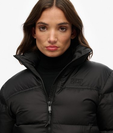 Non Hooded Tech Padded Jacket Image 4