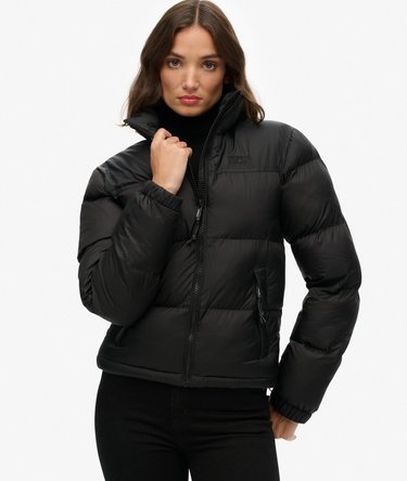 Non Hooded Tech Padded Jacket Image 5