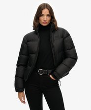 Non Hooded Tech Padded Jacket