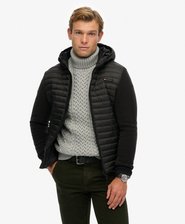 Chaqueta híbrida polar con capucha Storm