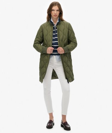 Longline Quilted Liner Jacket Image 4