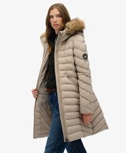 Fuji Faux Fur Hood Mid Length