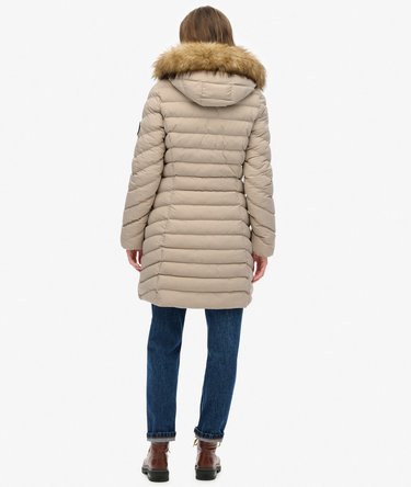 Fuji Faux Fur Hood Mid Length Image 6