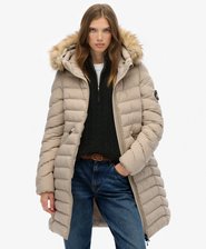 Fuji Faux Fur Hood Mid Length