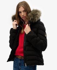 Fuji Faux Fur Hood Padded Jacket