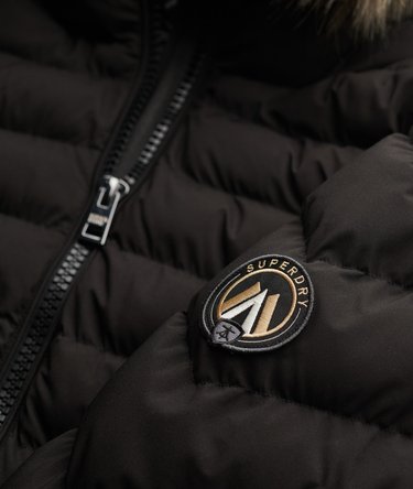 Fuji Faux Fur Hood Padded Jacket Image 7