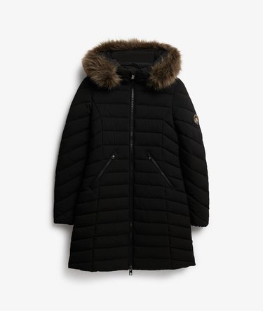Fuji Faux Fur Hood Mid Length Image 8