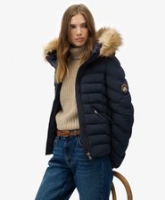 Fuji Faux Fur Hood Padded Jacket