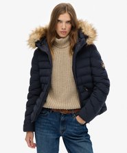 Fuji Faux Fur Hood Padded Jacket