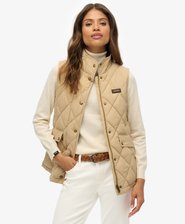 Cord Trimmed Liner Gilet
