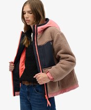Vintage Hooded Sherpa Jacket