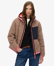 Vintage Hooded Sherpa Jacket