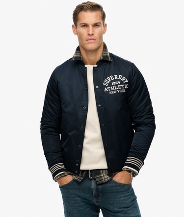 Athletic Varsity Bomber Jacket Image 1
