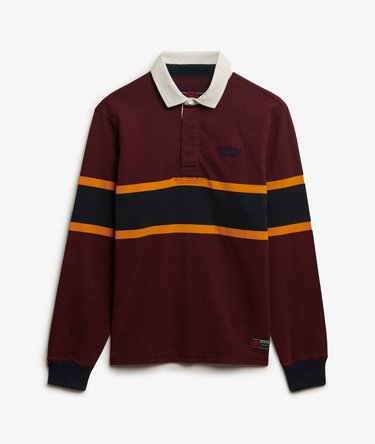 Maglia da rugby a righe vintage Athletic Image 6