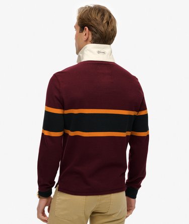 Maglia da rugby a righe vintage Athletic Image 5