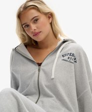 Athletic Essentials Oversized Zip Hoodie