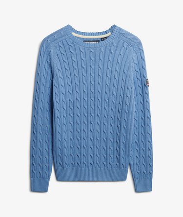 Slouchy Cable Knit Jumper Image 6