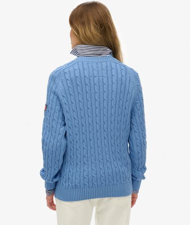 Slouchy Cable Knit Jumper Image 5