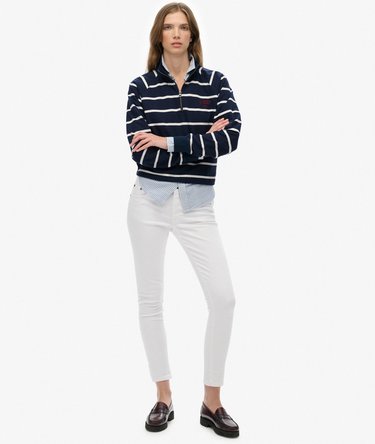 Athletic Essentials Randig Halvzip Image 3