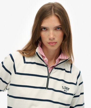 Athletic Essentials Stripe Half Zip Image 4
