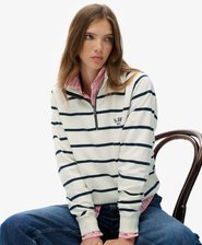 Athletic Essentials Stripe Half Zip