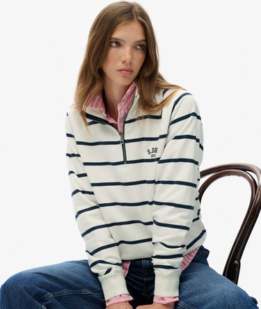 Athletic Essentials Stripe Half Zip Image 2
