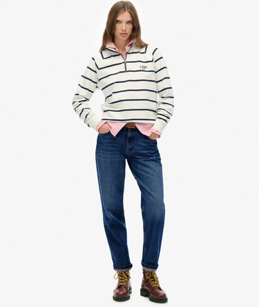 Athletic Essentials Stripe Half Zip Image 3