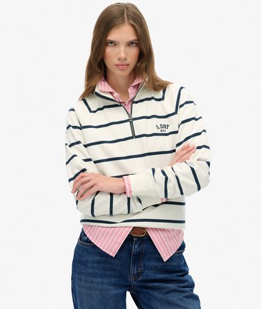 Athletic Essentials Stripe Half Zip Image 1