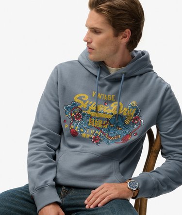 Vintage Logo Tokyo Relaxed Hoodie Image 2