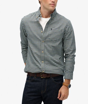 Premium Check Oxford Shirt Image 2
