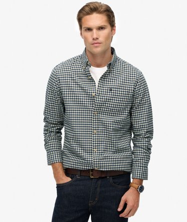 Premium Check Oxford Shirt Image 1