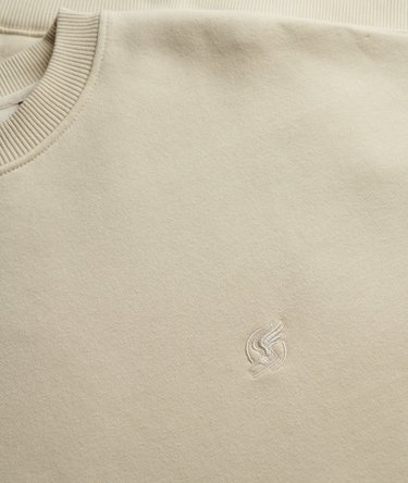 Blank Oversized Crew Sweatshirt Image 6