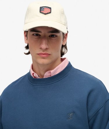 Blank Oversized Crew Sweatshirt Image 3