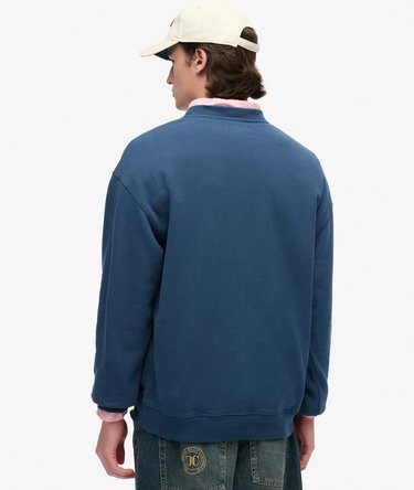 Blank Oversized Crew Sweatshirt Image 4
