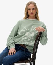Athletic Essentials Sudadera Cuello Redondo Relajada
