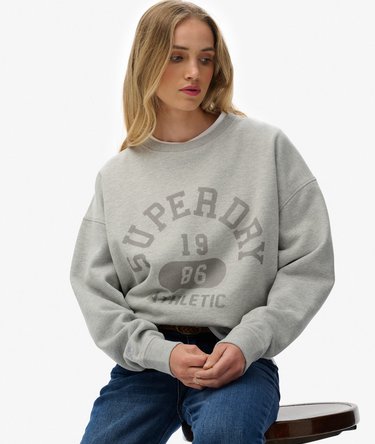 Athletic Essentials Sudadera Cuello Redondo Relajada Image 2