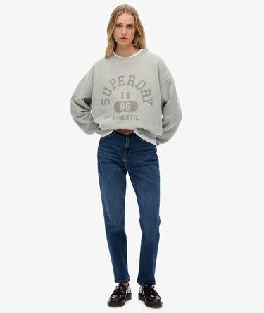 Athletic Essentials Sudadera Cuello Redondo Relajada Image 3