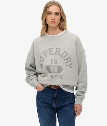 Athletic Essentials Sudadera Cuello Redondo Relajada Image 1