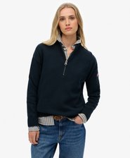 Slouchy Knitted Half Zip